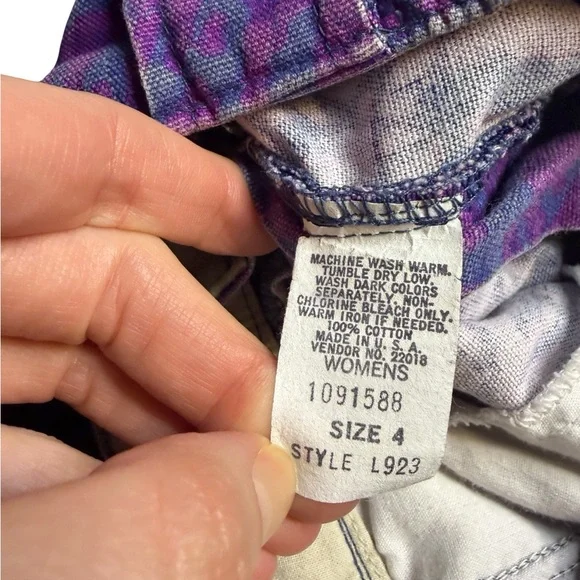 ✨ Vintage L.L. Bean Patterned High Waist Shorts Sz 4 (Fits‎ XS) ✨
